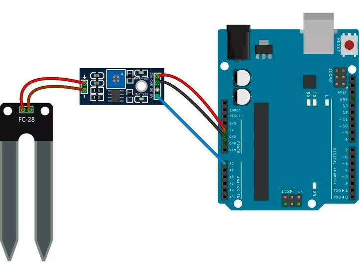 Sensor De Humedad De Tierra Suelo - Tecneu