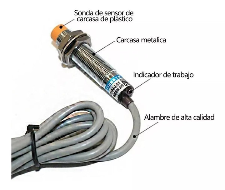 Sensor De Proximidad Capacitivo 10 Mm Npn Ljc18a3 - b - z/bx - Tecneu