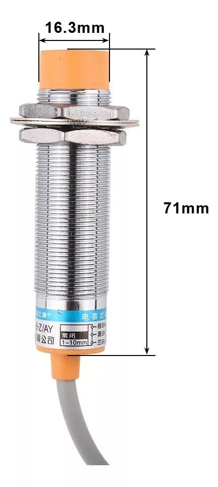 Sensor De Proximidad Capacitivo 10 Mm Npn Ljc18a3 - b - z/bx - Tecneu
