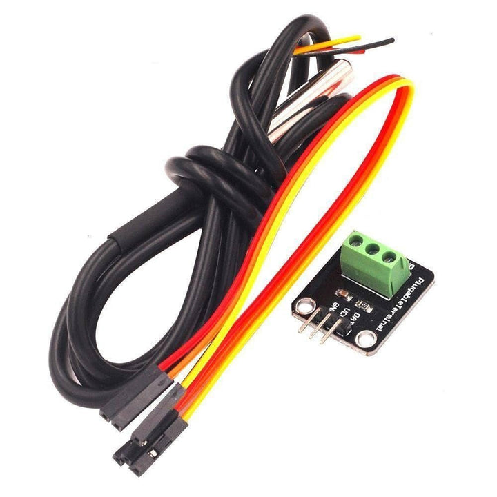Sensor De Temperatura Digital Ds18b20 Sumergible + Adaptador - Tecneu