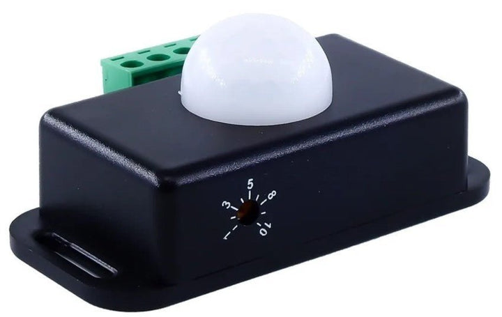 Sensor Pir De Movimiento 12v - 24v 8a Interruptor Ajustable - Tecneu