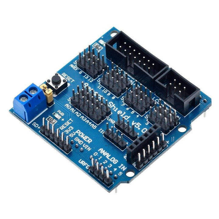 Sensor Shield Expansion V5.0 para Tarjeta Uno, Mega, Leonardo - Tecneu