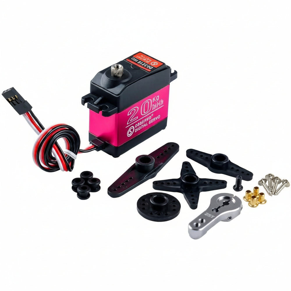 Servomotor Ds3218 giro 180° 21 kg Alto torque Engranes Metal