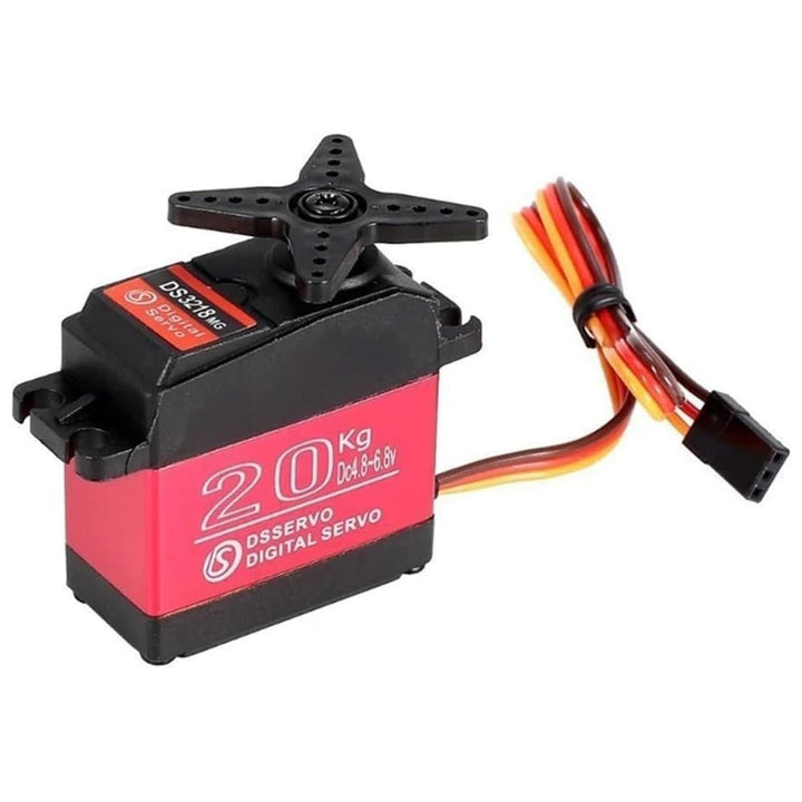 Servomotor Ds3218 giro 360° 21 kg Alto torque Engranes de Metal - Tecneu