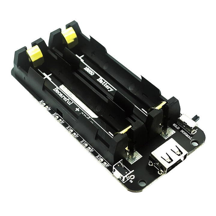 Shield Carga Rápida 2 Baterías 18650 3a 5v Y 3v Usb C Micro - Tecneu