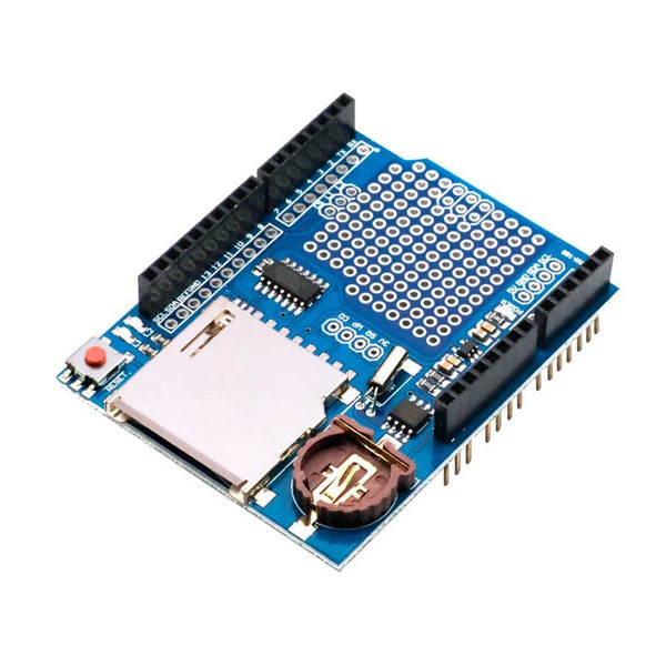 Shield Data Logger Para Tarjetas Uno Sd V1.0 Registro Datos Pic - Tecneu