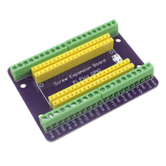 Shield Expansión Raspberry Pi Pico Morado pines Soldados