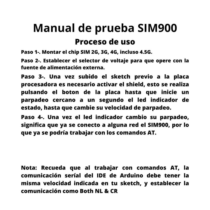 Shield Gprs/gsm Simcom Sim900 Quad Band - Tecneu