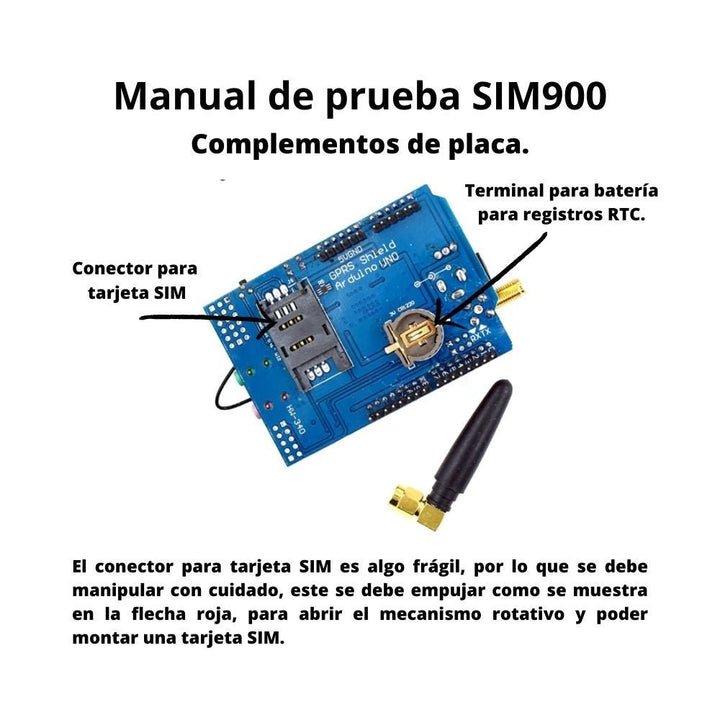 Shield Gprs/gsm Simcom Sim900 Quad Band - Tecneu