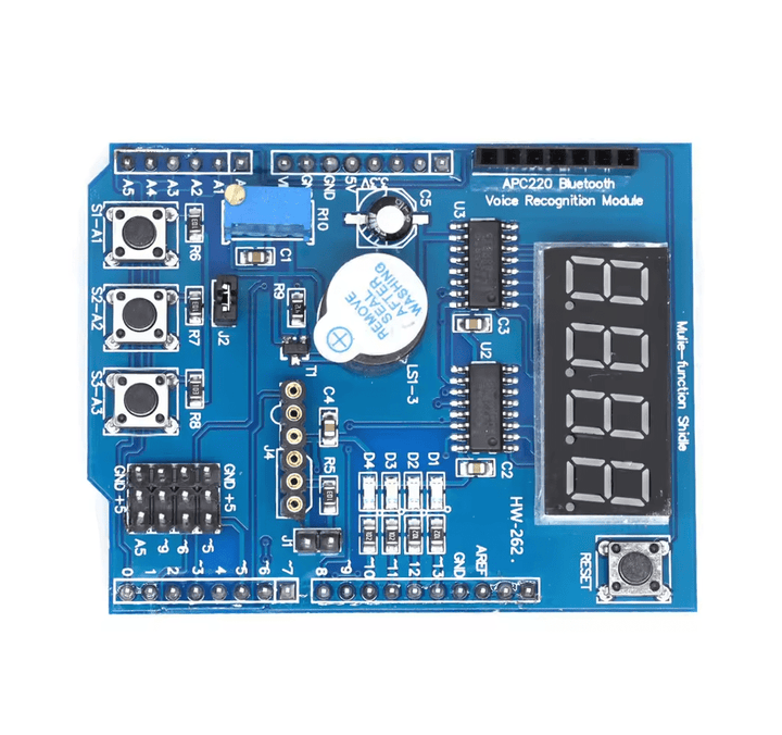 Shield multifuncional HW - 262 para Sensores compatible Uno R3, Mega2560, Leonardo - Tecneu