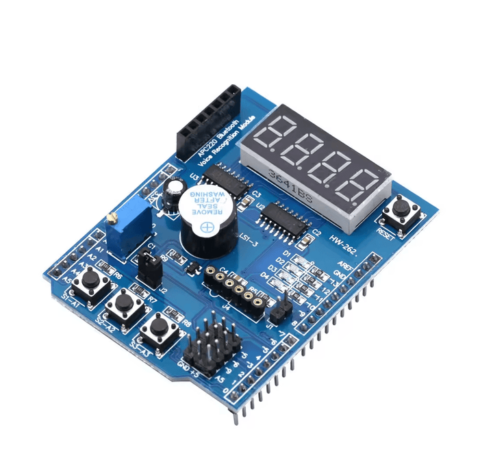 Shield multifuncional HW - 262 para Sensores compatible Uno R3, Mega2560, Leonardo - Tecneu