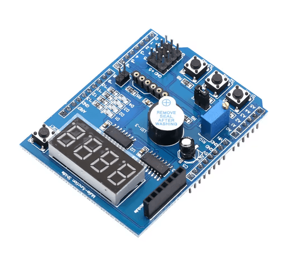 Shield multifuncional HW - 262 para Sensores compatible Uno R3, Mega2560, Leonardo - Tecneu