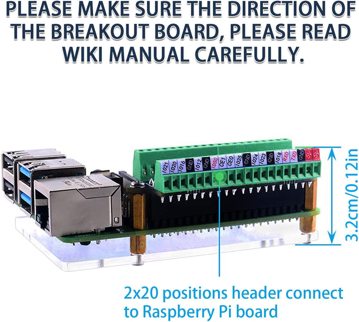 Shield Para Raspberry Pi Placa De Expansión Extensión Gpio40 - Tecneu