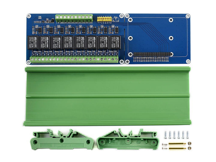 Shield Para Raspberry Pi Relevador De Potencia 10a 8 Canales - Tecneu