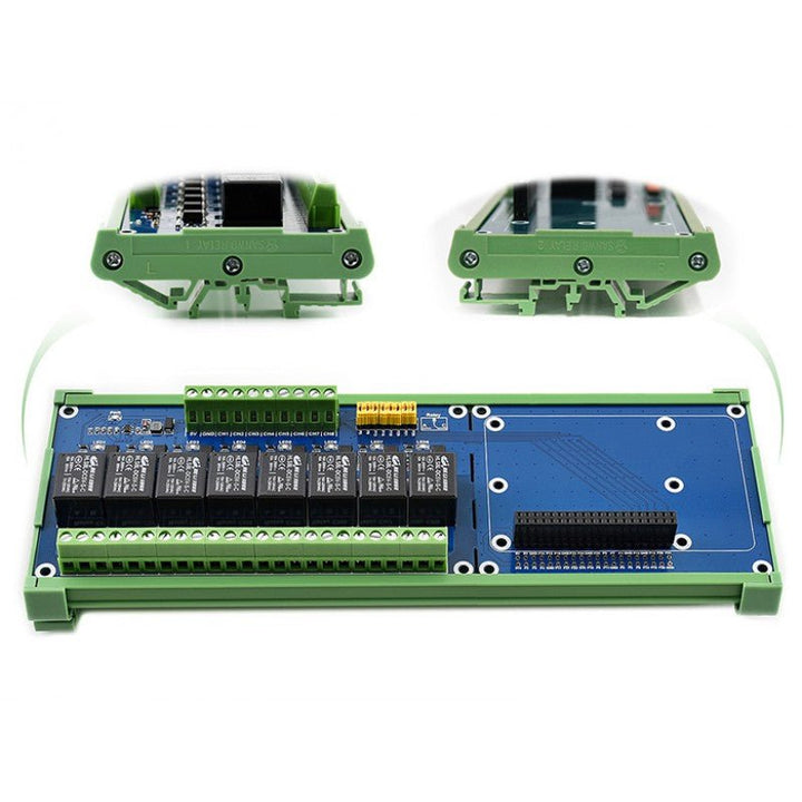 Shield Para Raspberry Pi Relevador De Potencia 10a 8 Canales - Tecneu