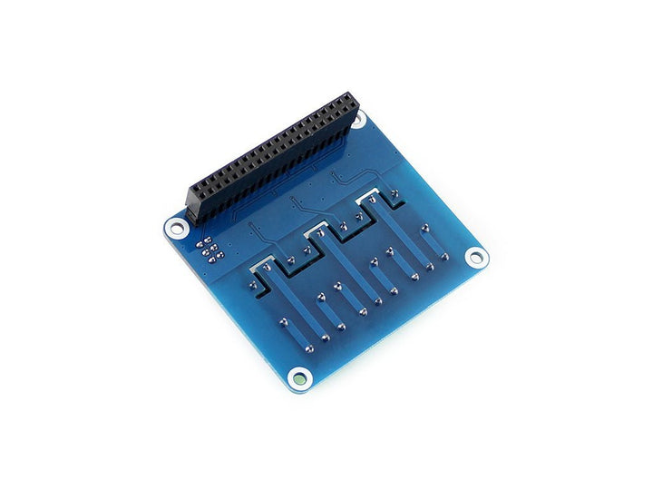 Shield Relevador de Potencia 10A 3 Canales para Raspberry Pi - Tecneu