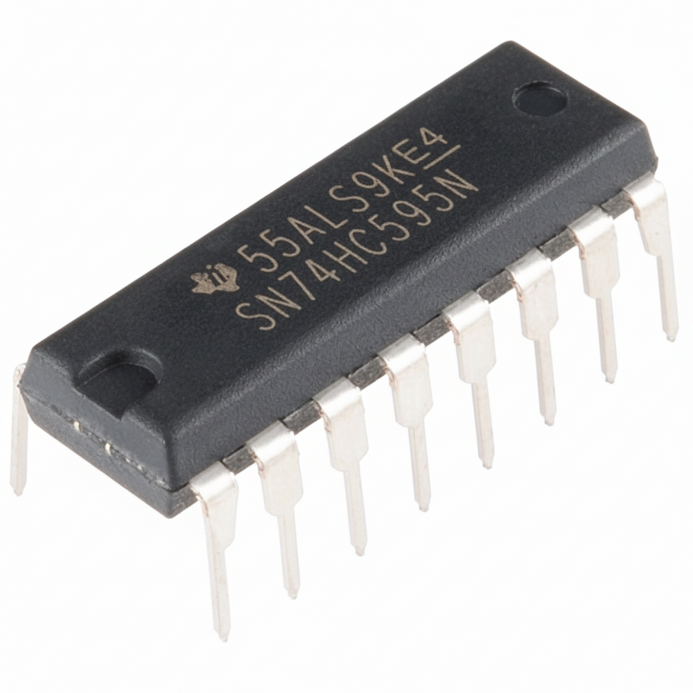 SN74HC595N Registro de Corrimiento de 8 bits 74HC595 en Serie/Paralelo con tres estados