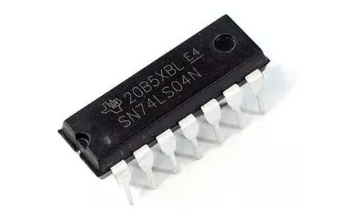 SN74LS04N Compuerta Lógica NOT Inversora Hexadecimal 74LS04 - Tecneu