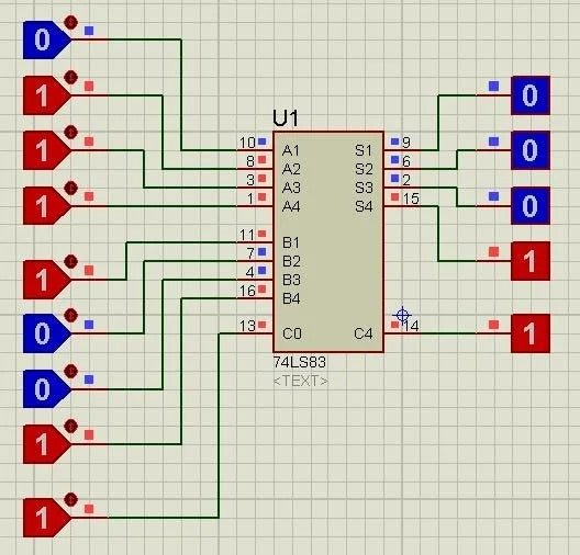 SN74LS83AN Sumador Lógico Completo De 4 Bits TTL Trough hole - Tecneu