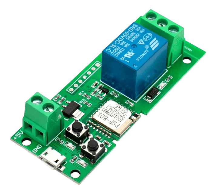 Sonoff 5V Interruptor Inalambrico Inteligente WiFi con Relevador 10A - Tecneu