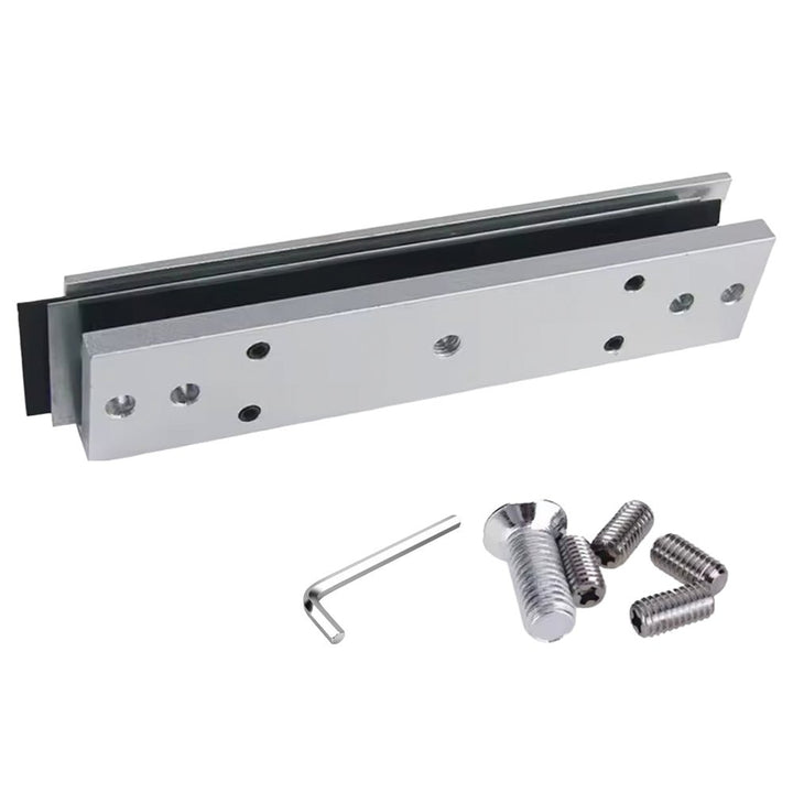 Soporte De Aluminio en U Para Cerradura Magnetica 280Kg Herraje En U - Tecneu