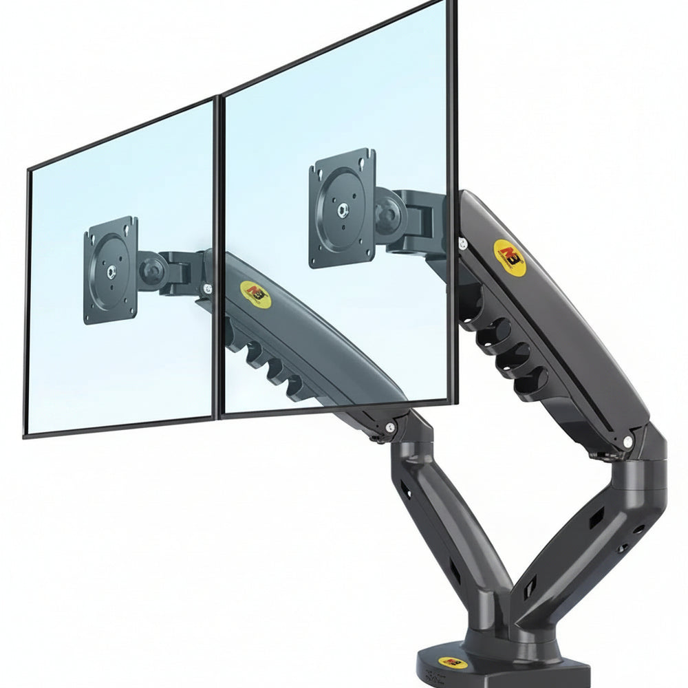 Soporte De Escritorio Para Monitor Doble F160 17" A 27" F160 Flex