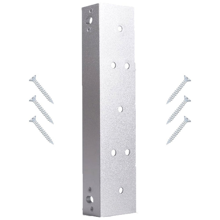Soporte En "L" Herraje Para Cerradura Magnetica 180Kg En Aluminio Alta Resistencia - Tecneu