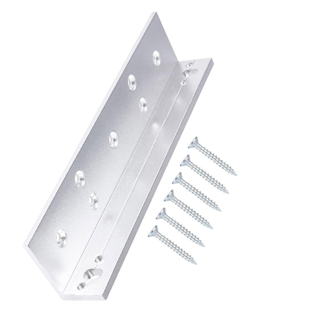 Soporte En "L" Herraje Para Cerradura Magnetica 180Kg En Aluminio Alta Resistencia