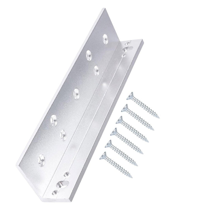 Soporte En "L" Herraje Para Cerradura Magnetica 180Kg En Aluminio Alta Resistencia - Tecneu