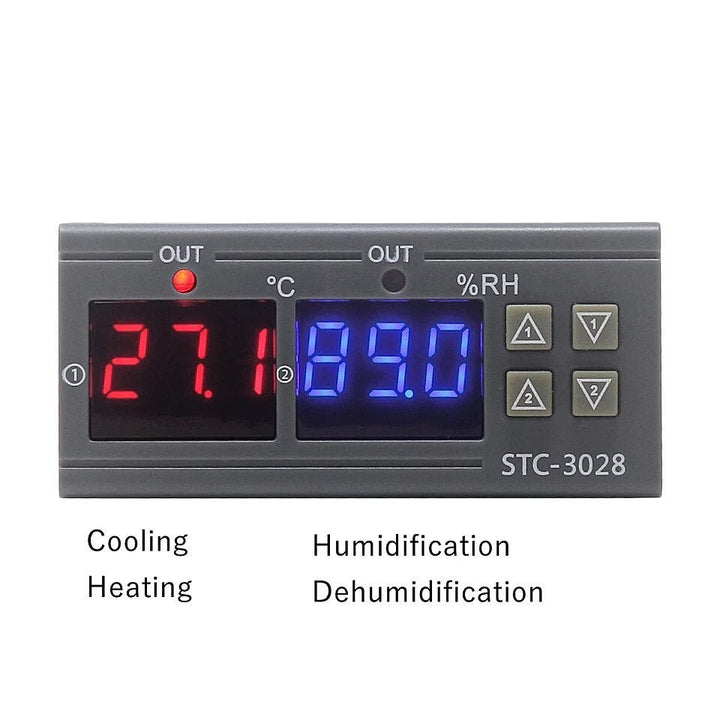 Stc - 3028 Control De Temperatura Y Humedad Incubadoras 110vac - Tecneu