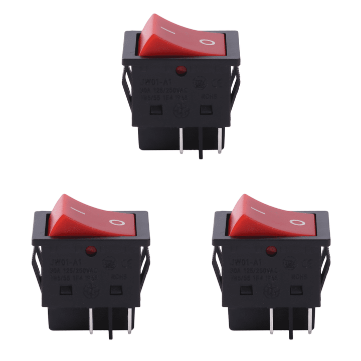 Switch Balancín interruptor 16a/250v 20a/125v 2 Polos 1 Tiro 2 Posición - Tecneu