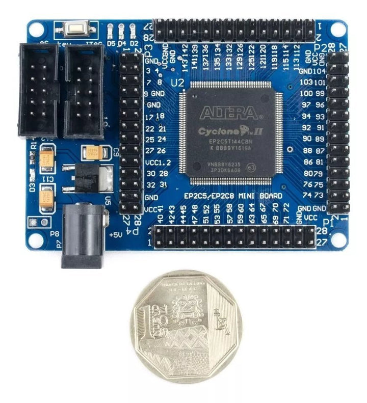 Tarjeta De Desarrollo Altera Fpga Cyclone Ep2c5t144 - Tecneu