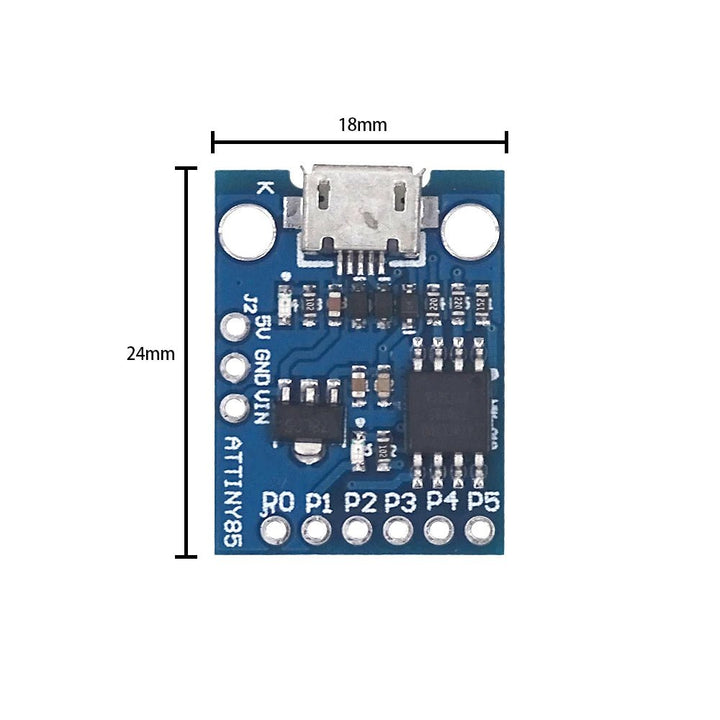 Tarjeta De Desarrollo Attiny85 Digispark Microusb - Tecneu