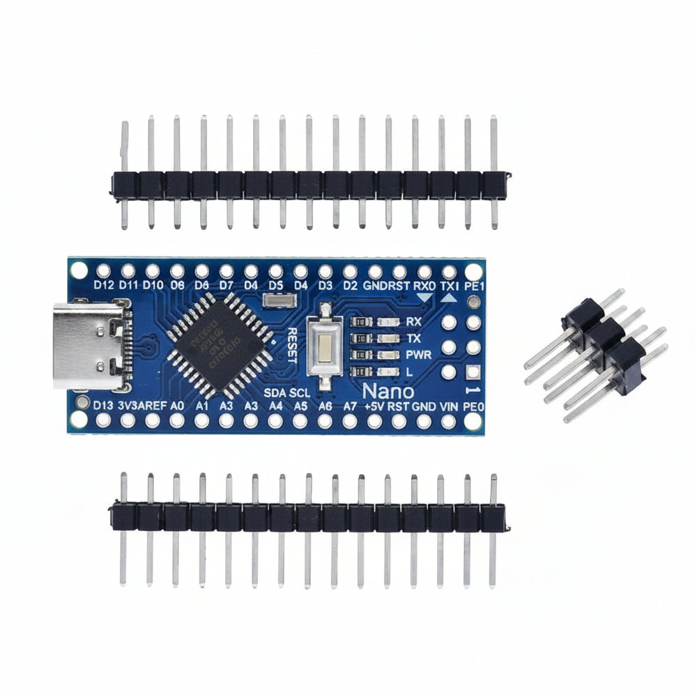 Tarjeta Nano 3.0 Tipo C CH340 Pines Desoldados