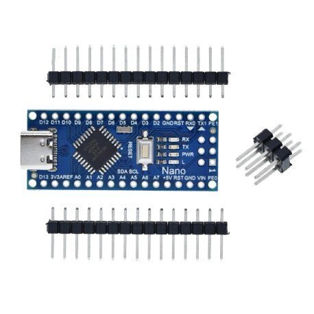 Tarjeta Nano 3.0 Tipo C CH340 Pines Desoldados - Tecneu