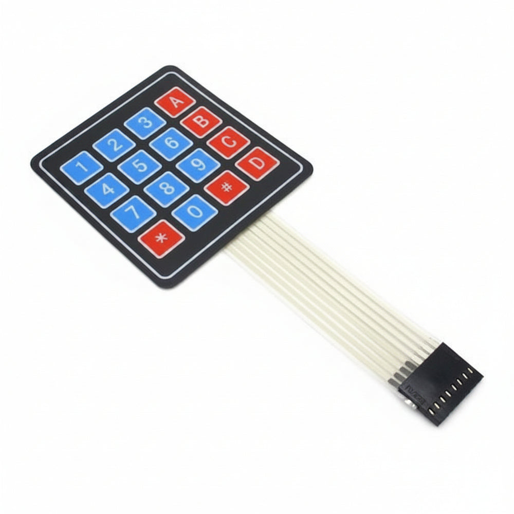 Teclado Matriz 4x4 Alfa Numérico Adhesivo