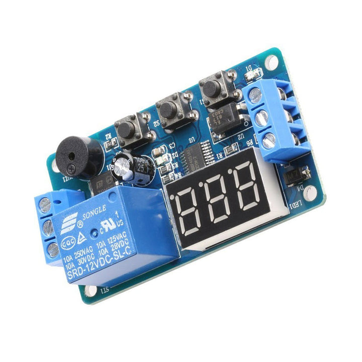 Temporizador Digital Timer 12v Programable 999 Minutos - Tecneu