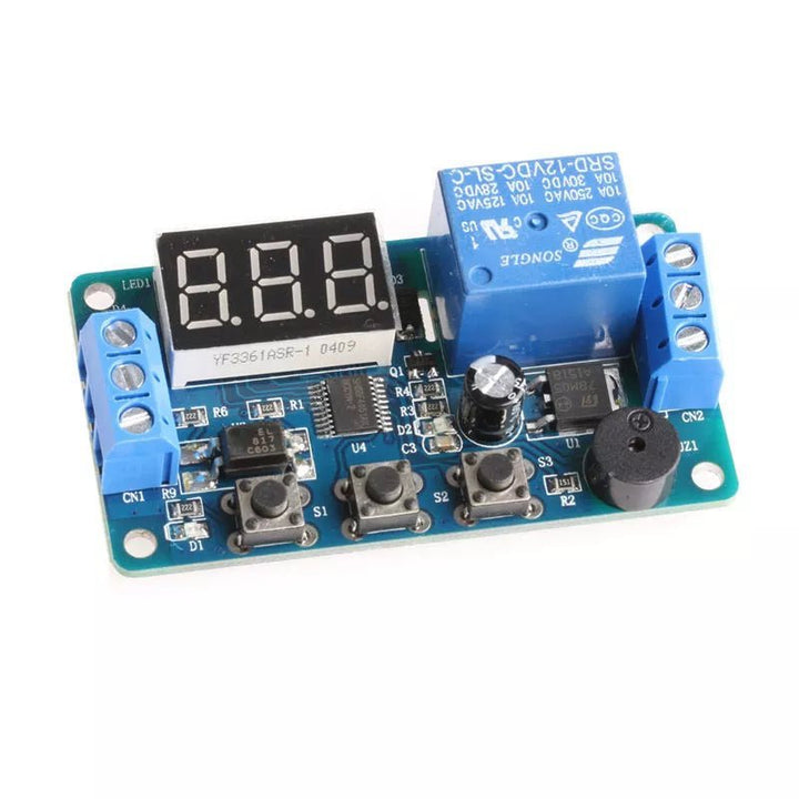 Temporizador Digital Timer 12v Programable 999 Minutos - Tecneu