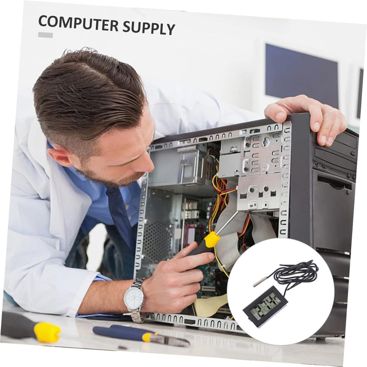 Termómetro Digital Tpm - 10 Lcd Termostato - 50 A 70º C Con Batería - Tecneu