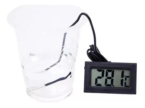 Termómetro Digital Tpm - 10 Lcd Termostato - 50 A 70º C Con Batería - Tecneu