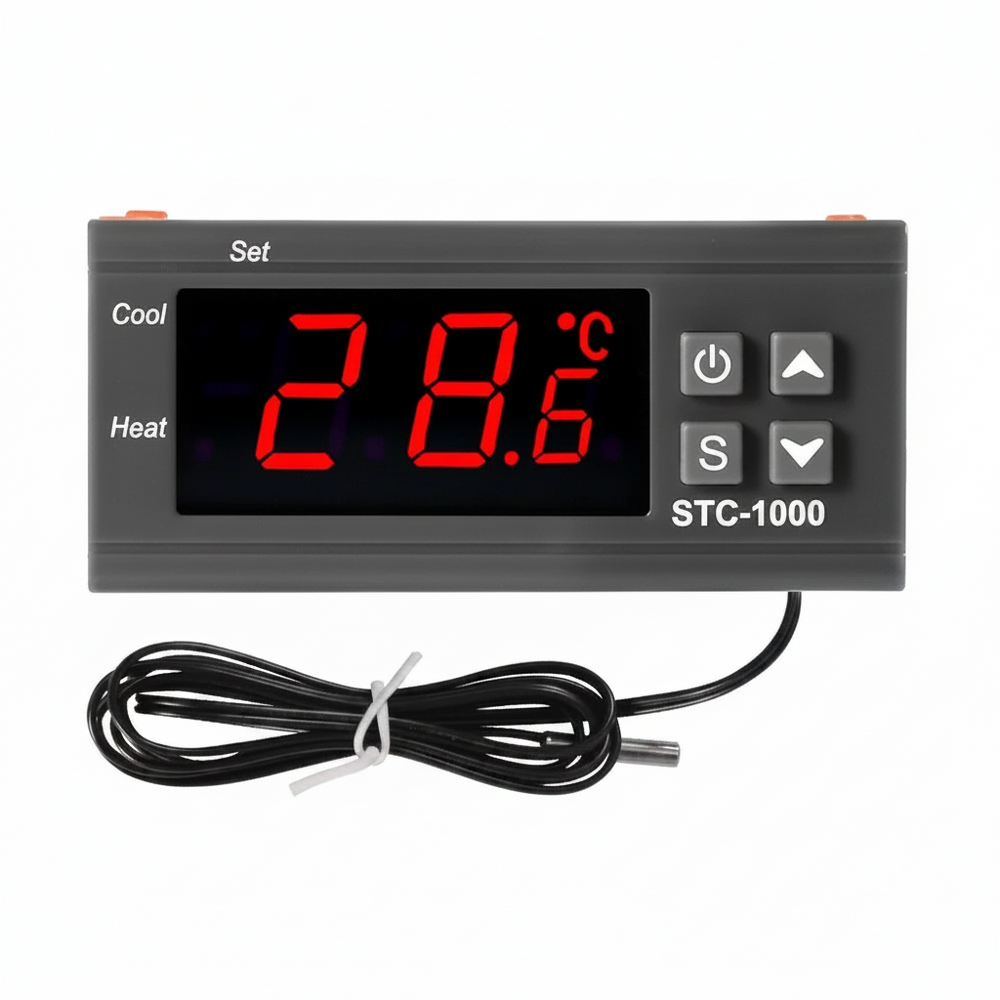Termostato Digital Stc-1000 Controlador Temperatura + Sonda 12Vcc
