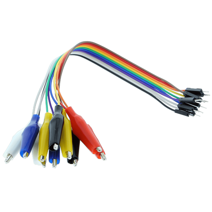 Tira Con 10 Cables Caiman A Dupont 30cm Cable Hembra O Macho - Tecneu
