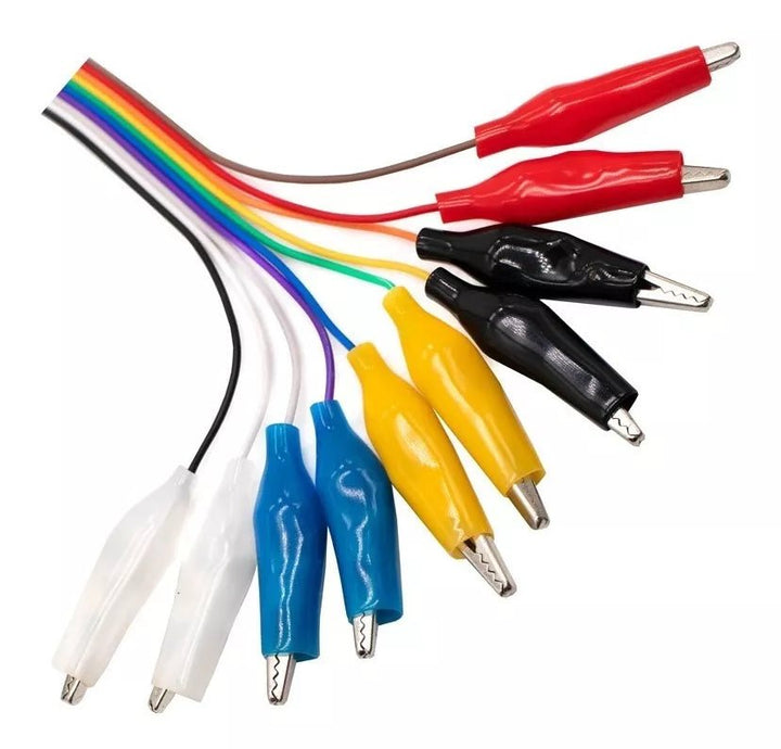 Tira Con 10 Cables Caiman A Dupont 30cm Cable Hembra O Macho - Tecneu