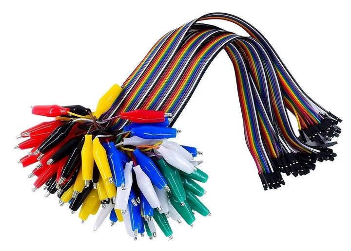 Tira Con 10 Cables Caiman A Dupont 30cm Cable Hembra O Macho - Tecneu