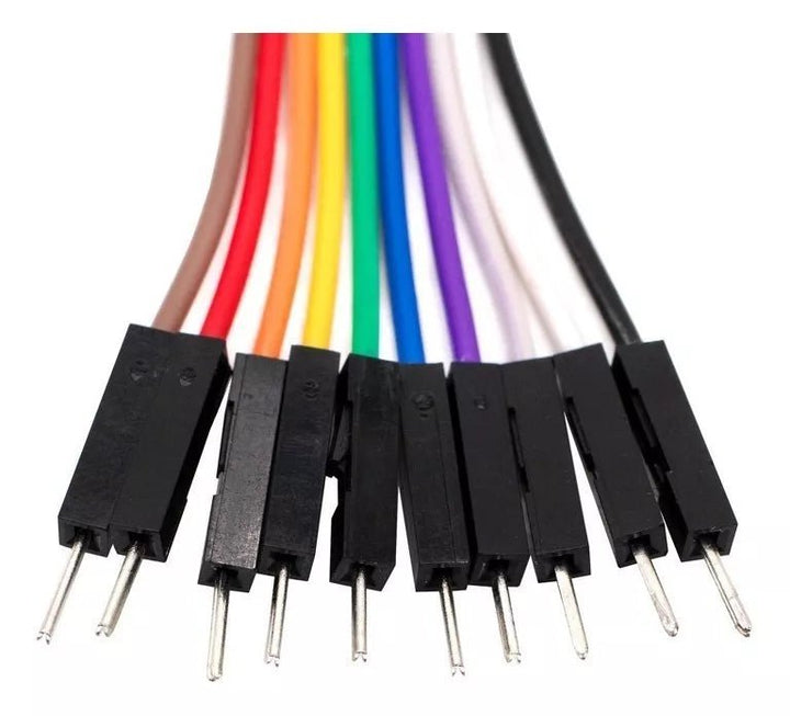 Tira Con 10 Cables Caiman A Dupont 30cm Cable Hembra O Macho - Tecneu