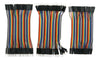 Tira De 40 Cables Jumpers Dupont 10cm (•Macho/Macho •Hembra/Hembra •Hembra/Macho) - Tecneu