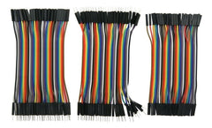 Tira De 40 Cables Jumpers Dupont 10cm (•Macho/Macho •Hembra/Hembra •Hembra/Macho)
