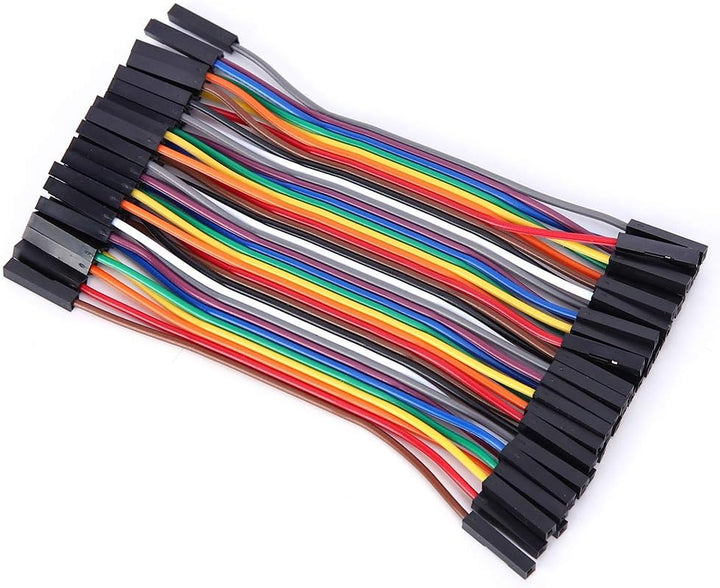 Tira De 40 Cables Jumpers Dupont 10cm (•Macho/Macho •Hembra/Hembra •Hembra/Macho) - Tecneu