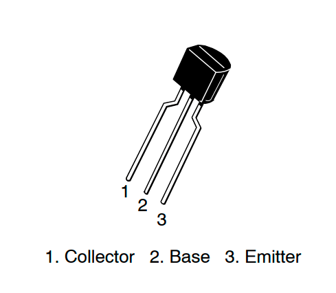 Transistor NPN BC547B BJT TO - 92 45 V 100 mA 300 MHz 500 mW - Tecneu