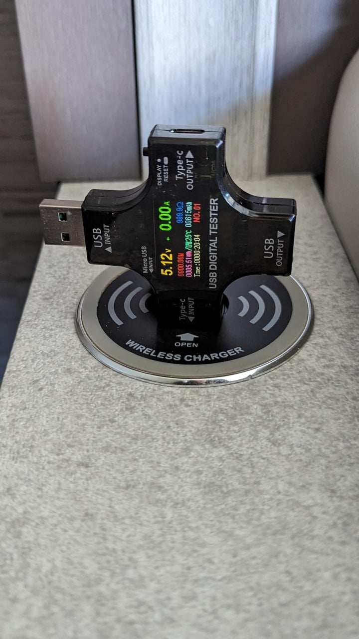 Usb Test Prueba 12 En 1 Medidor Probador Voltaje Amperaje + - Tecneu